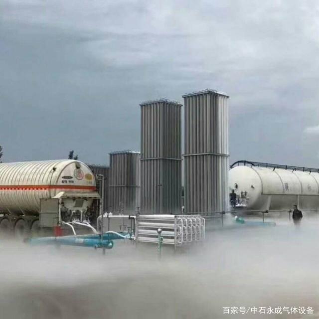 LNG气化站槽车卸车工艺流程